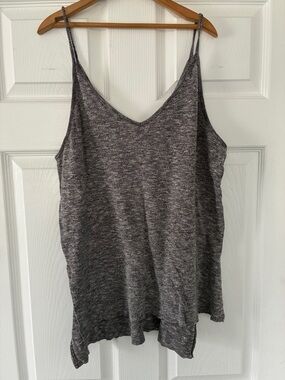 Forever 21 Gray Heather Cami Spaghetti Strap Top Size M